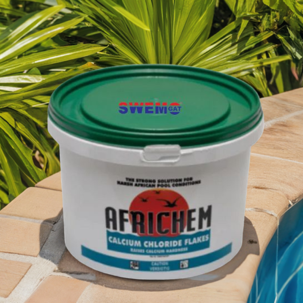 Increase swimming pool water hardness