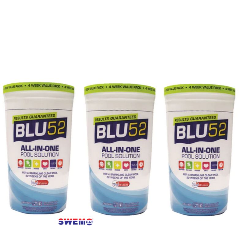 BLU52 All-In-One pool water treatment - 3 pack