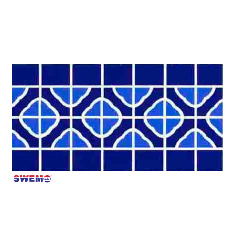 Fibreglass Pool Mosaic Tissue sheet-Barrier-Reef 685mm x 150mm