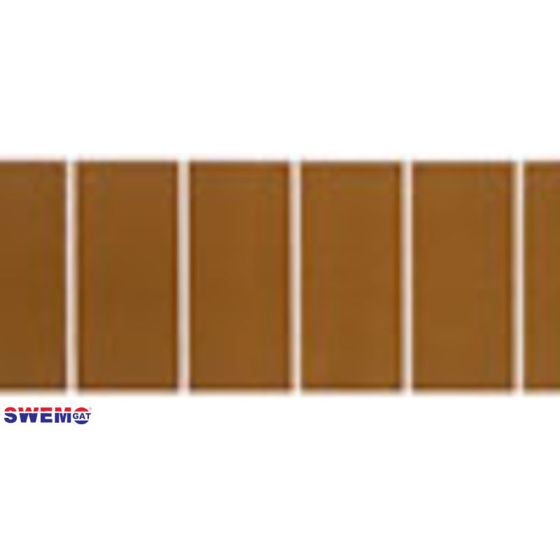 Cosmo Uno Brown Fibreglass Pool Mosaic Tissue Sheet 960mm x 160mm