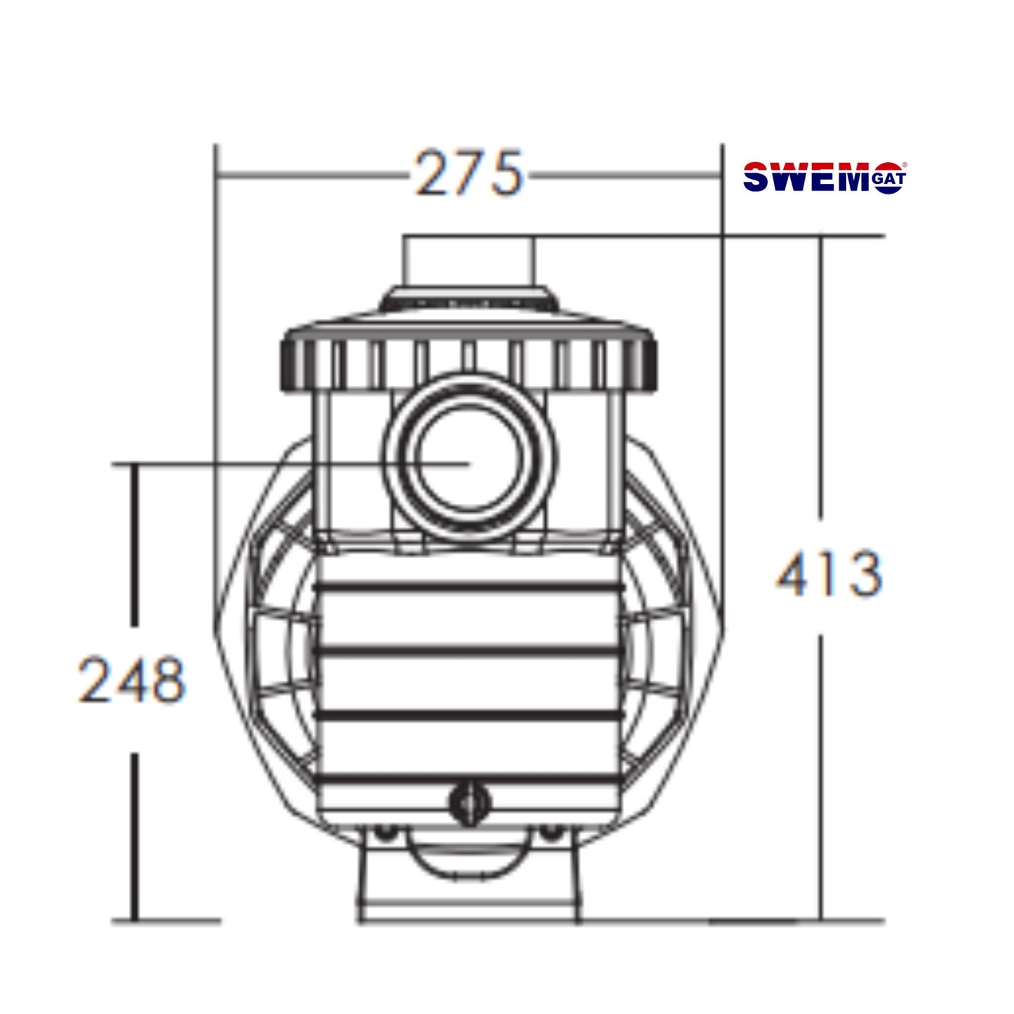 SB20 Pool Pump 1.8kW | 2.0HP Residential Pool & Spa Pump