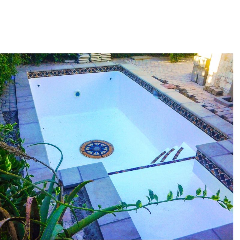 Safari Fibreglass Pool Mosaic Tissue Sheet 795mm x 157mm