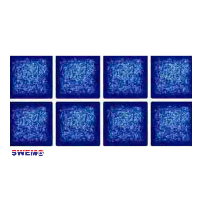 Hilton Blue Fibreglass Pool Mosaic610mm x 150mm sheet