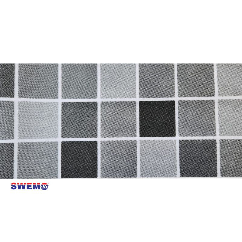 Panache Marston Charcoal Fibreglass Pool Mosaic Tissue Sheet 800mm x 160mm