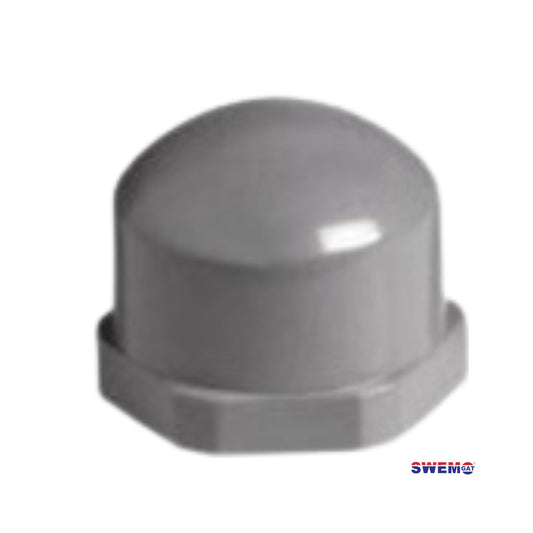 PVC End Cap 32mm Grey