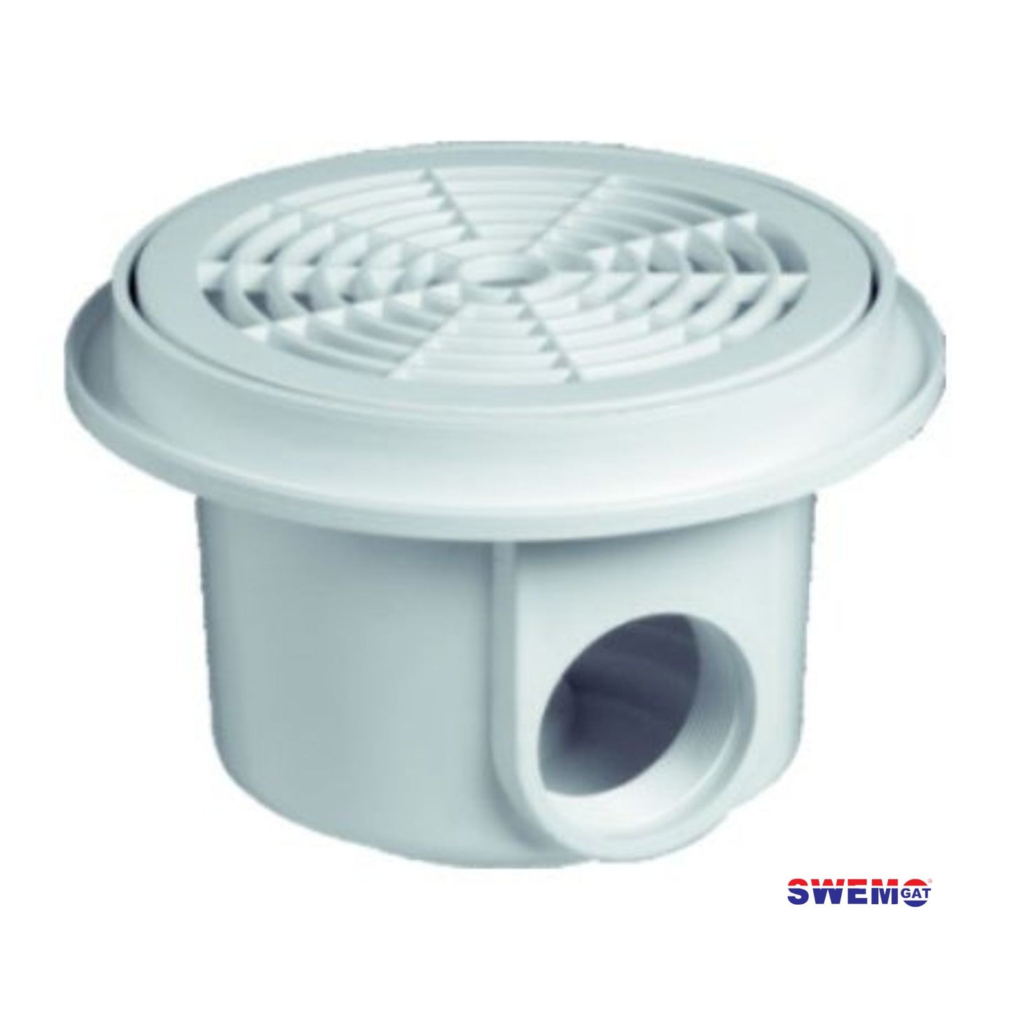 Quality White Bottom drain & grid