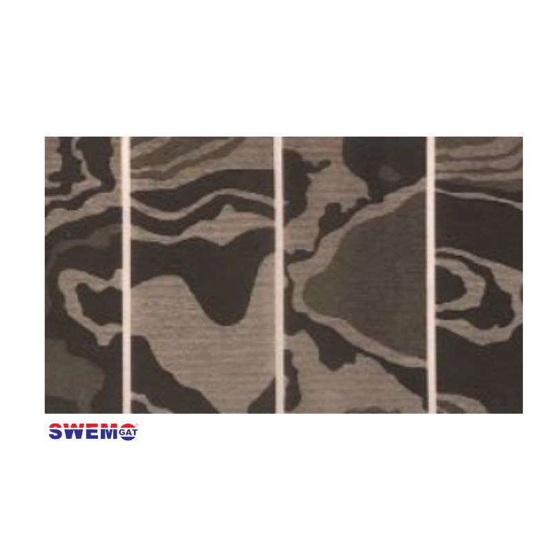 Marble Charcoal MOD N Fibreglass Pool Mosaic Marble Charcoal MOD N 968mm x 160mm sheet