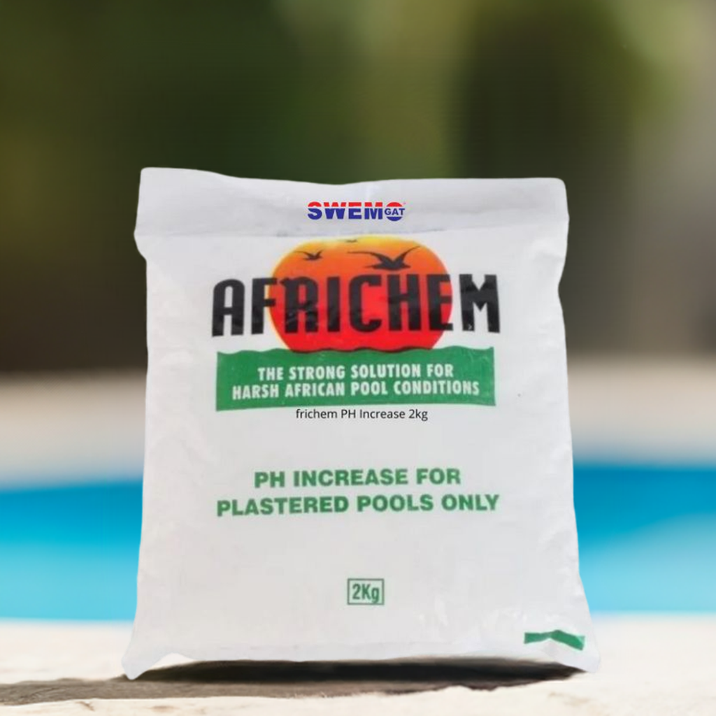 Africhem PH Increase 2kg for marble plaster pools.