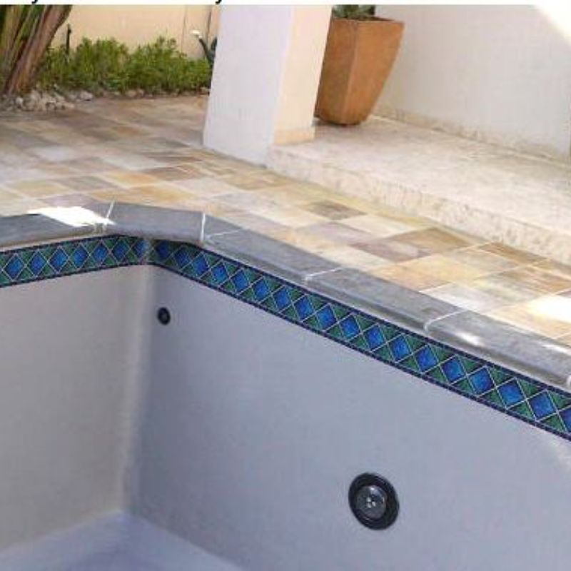 Sheraton Fibreglass Pool Mosaic Tissue Sheet 810mm x 165mm