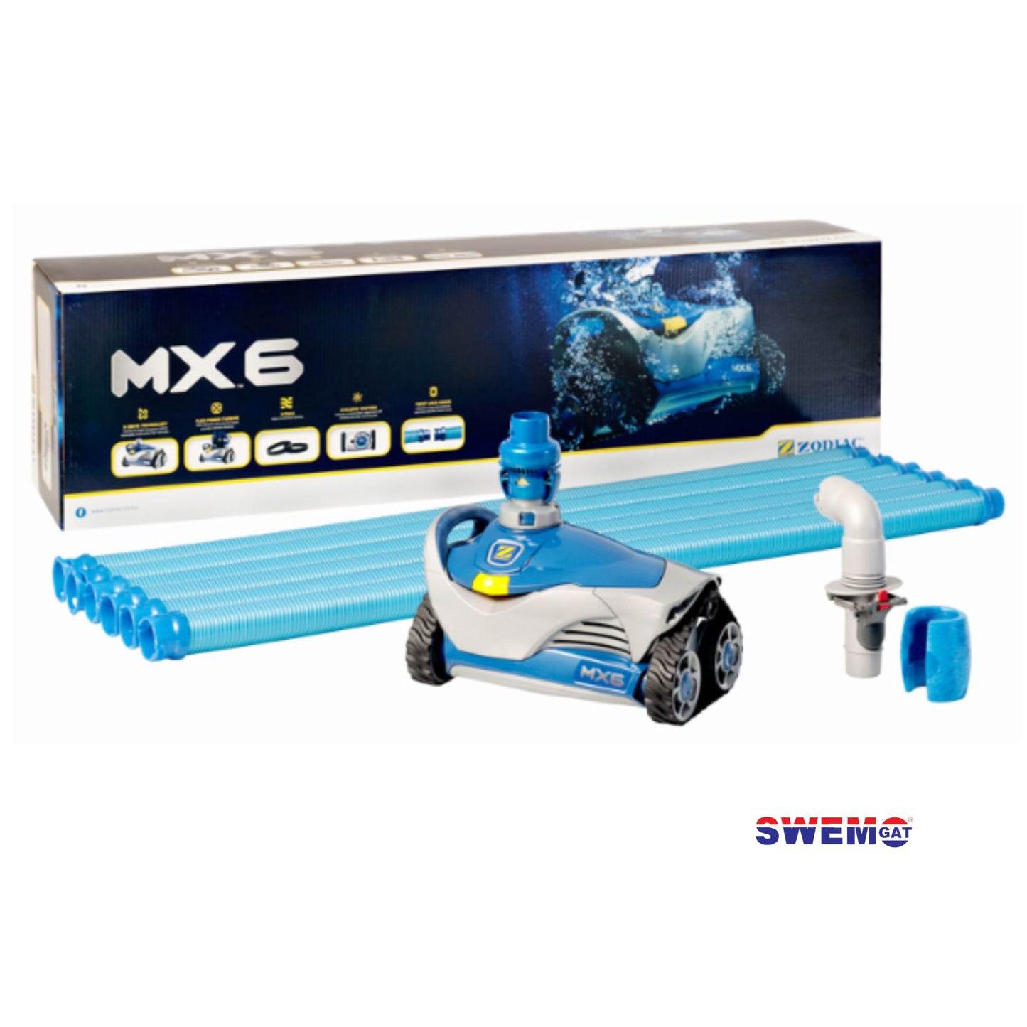 Zodiac MX6 cleaner for small swimming pools
