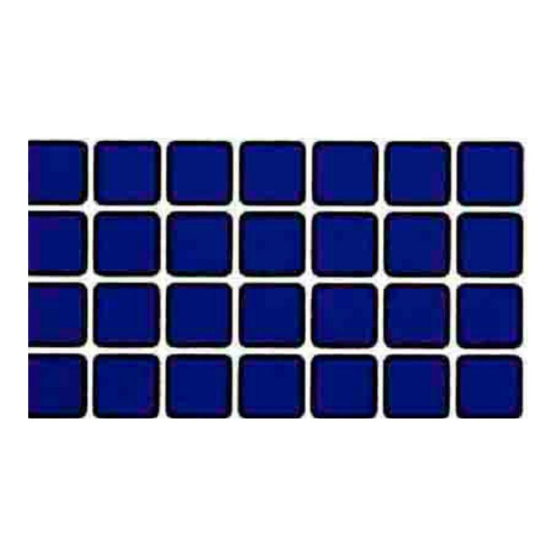 Aqua Blue Fibreglass Pool Mosaic Tissue Sheet 650mm x160mm