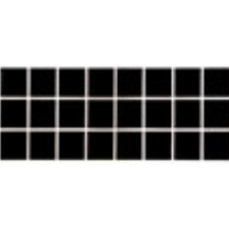Cosmo Trio Black Fibreglass Pool Mosaic Tissue Sheet 960mm x160mm