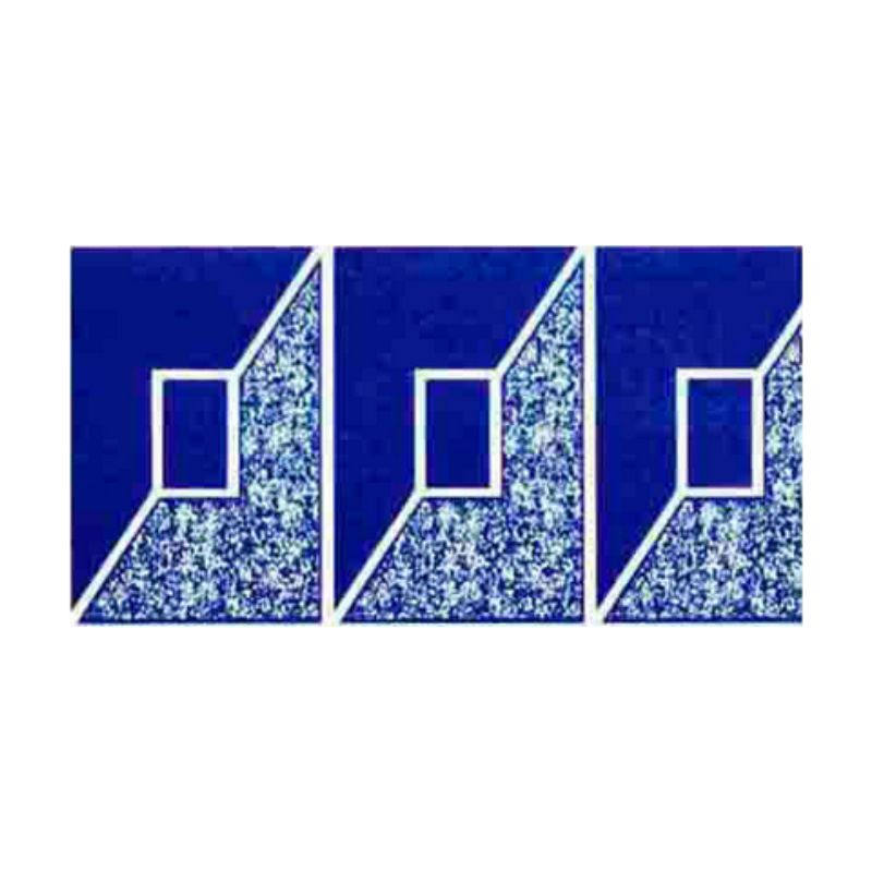 Crystal Dark Blue Fibreglass Pool Mosaic Tissue Sheet 620mm x 155mm