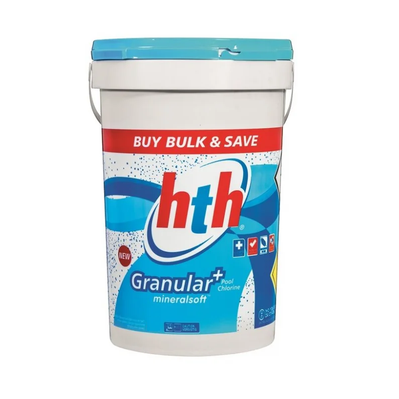 HTH granular chlorine for swimming pools