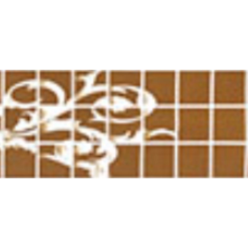 Le Fleur Caramel Fibreglass Pool Mosaic Tissue Sheet 960mm x160mm