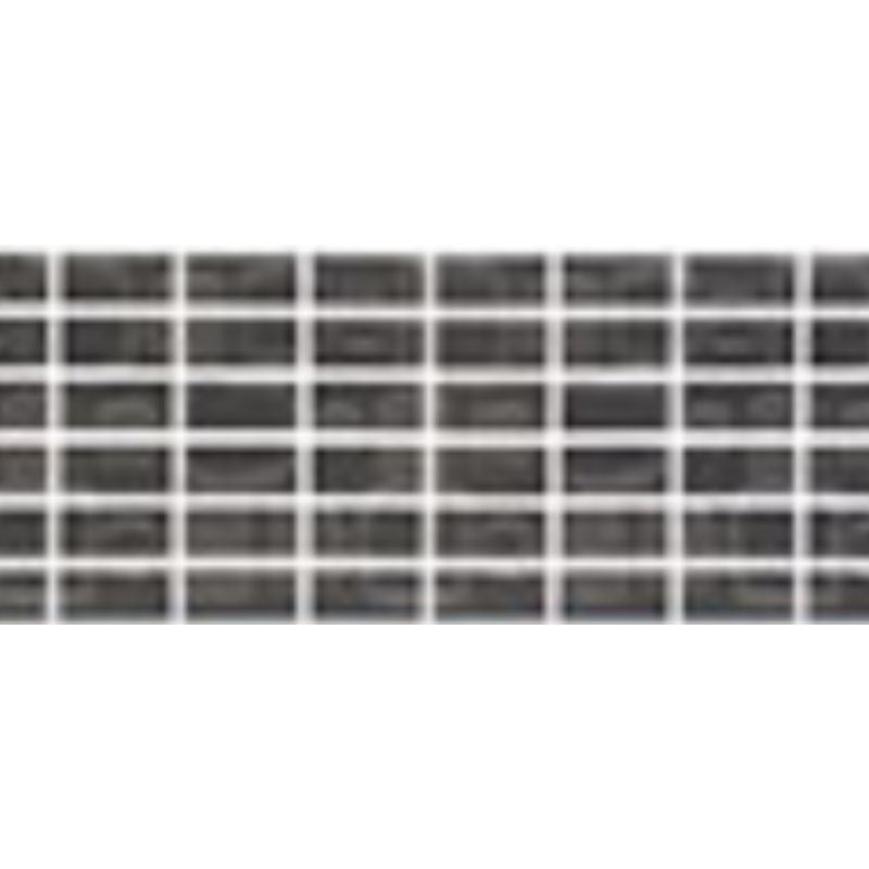 Lunaro Charcoal Fibreglass Pool Mosaic Tissue Sheet 960mm x160mm