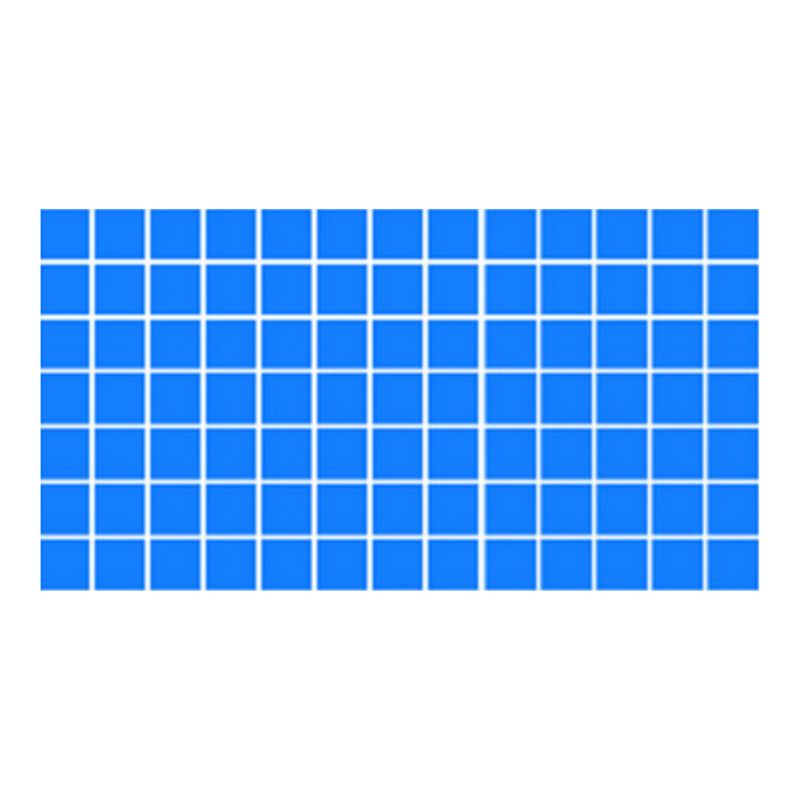 Multi Light Blue Fibreglass Pool Mosaic sheet 590mm x 150mm sheet