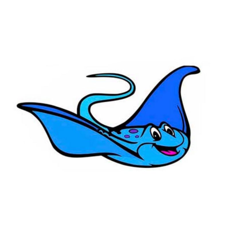 Fibreglass Pool Motif Stingray 1000mm x 750mm(Printed on tissue paper)