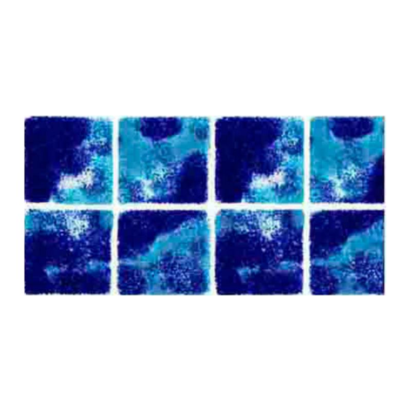 Fibreglass Pool Mosaic Tissue Sheet - Tropicana 610mm x 155mm