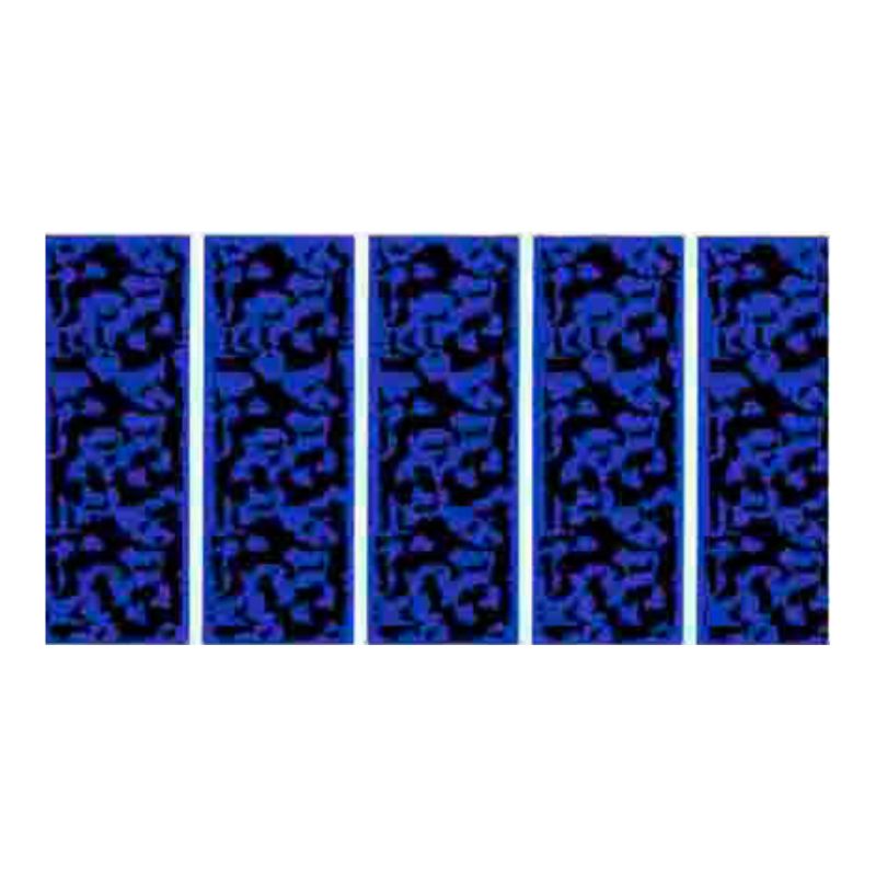 Waterlines Dark Blue Fibreglass Pool Mosaic Tile Sheet 610 x154mm