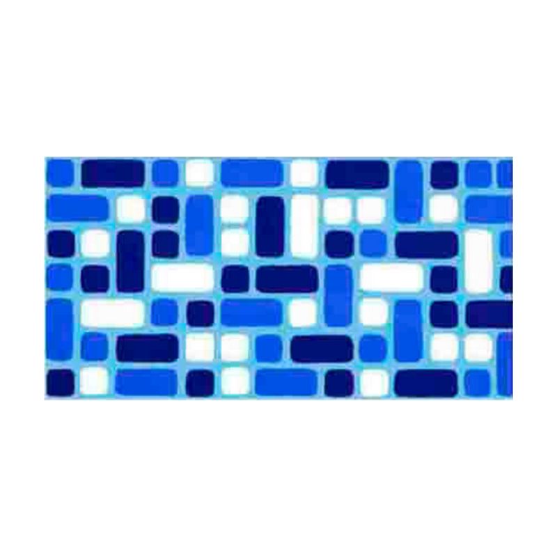 Random White Fibreglass Pool Mosaic Tile Sheet 665mm x150mm
