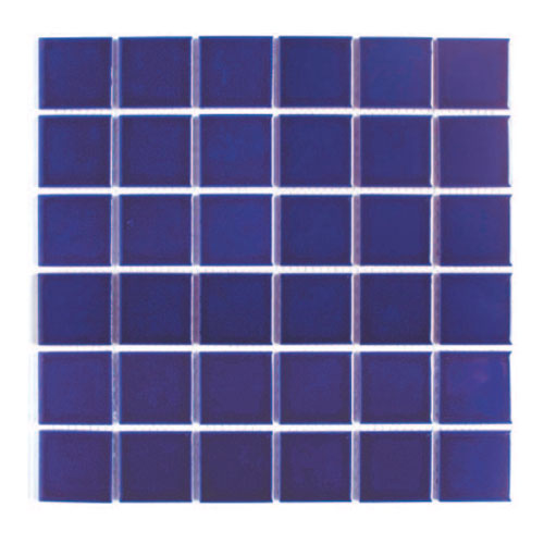 Ceramic Pool Mosaic Tiles - Standard Blue | 30cm x 30cm Sheet | For concrete / marblite swimming pools - Swemgat