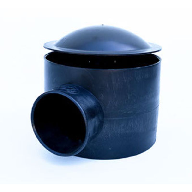 Pond Bottom Drain with fish protection-cover