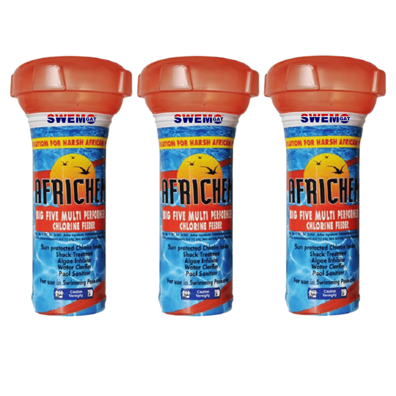 Africhem Big 5 chlorine floaters for pools upto 50 000 Litre