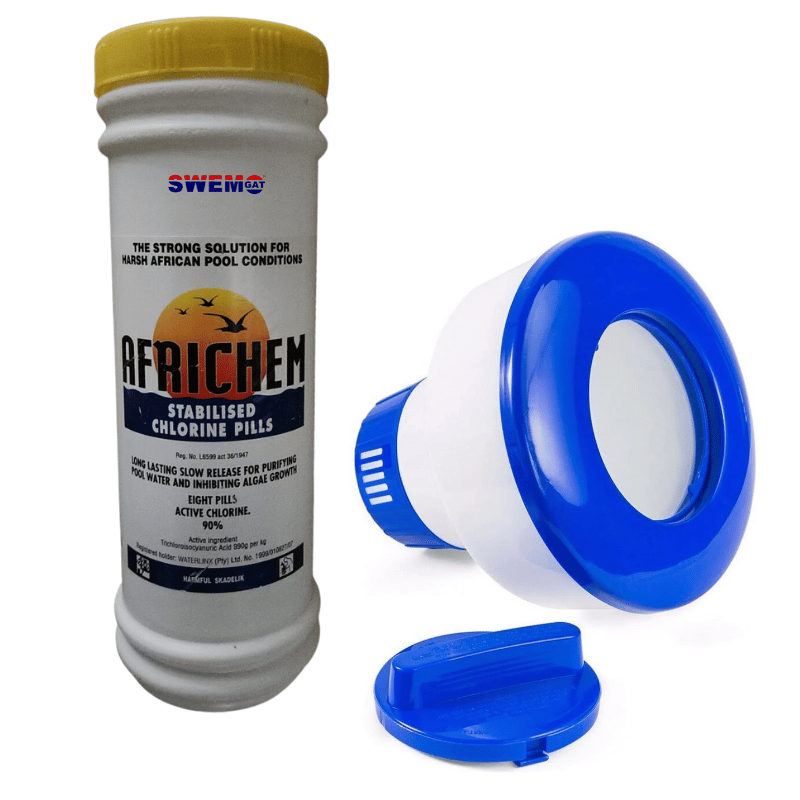 Africhem stabilised chlorine pills – Swemgat