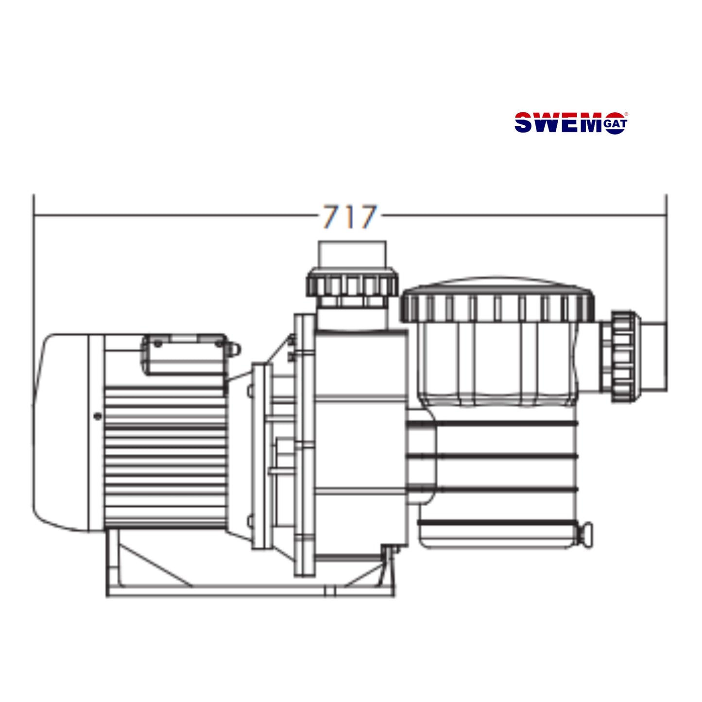 SB20 Pool Pump 1.8kW | 2.0HP Residential Pool & Spa Pump
