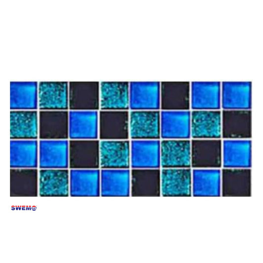 Fibreglass Pool Mosaic Tissue Sheet - Carrabean 810mm x160mm