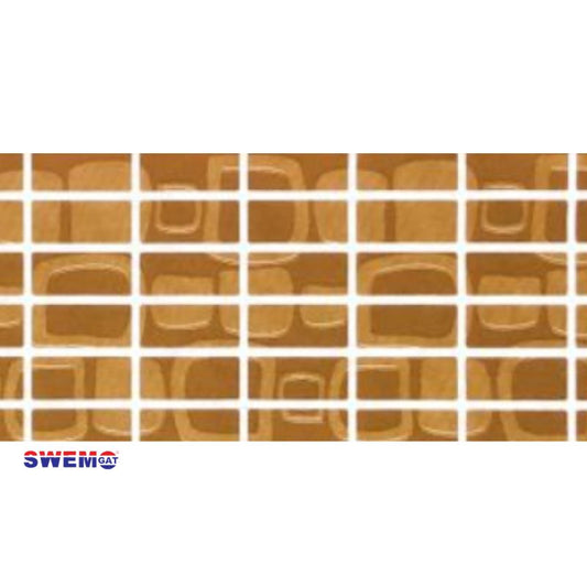 Lunaro Brown Fibreglass Pool Mosaic Tissue Sheet 960mm x 160mm