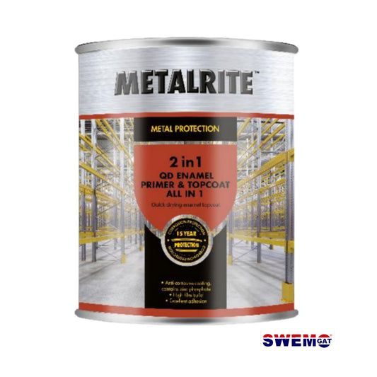 Metalrite QD Enamel all in one Primer and Top Coat - 5L