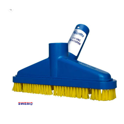 Quality Hi-Vac pool brush | Manual vacuum sweeper attachment + fittings