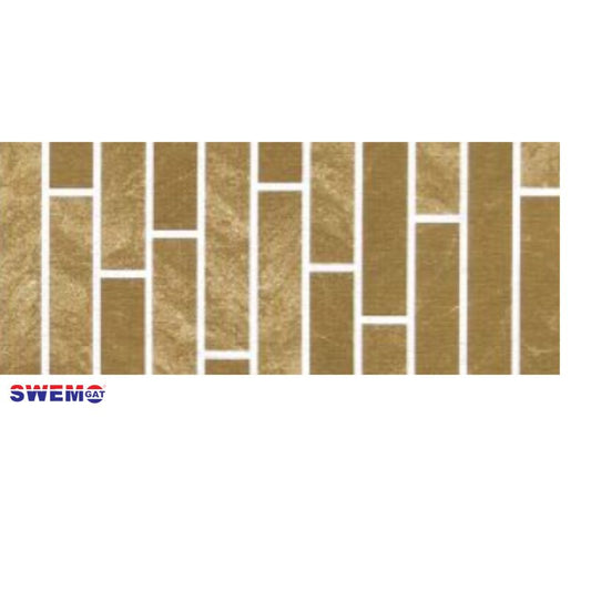 Regal Riven Caramel Fibreglass Pool Mosaic Tissue Sheet 800mm x160mm