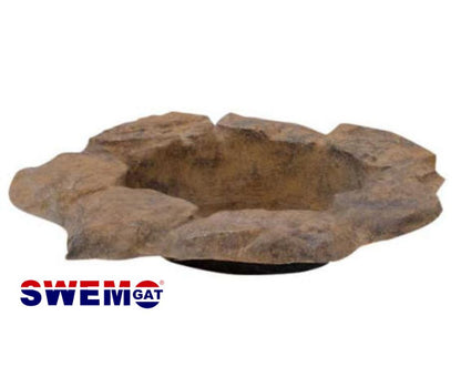 Artificial natural water feature with this small fibreglass garden pond.