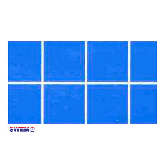 Twin Sky blue Fibreglass Pool Mosaic Tissue Sheet 610x150mm