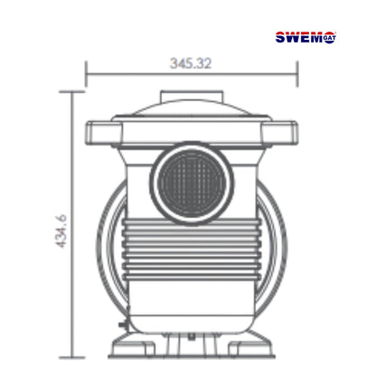 Ultra-Power Commercial Pool Pump | 3-Phase 380-400V