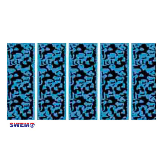 Waterlines Light Blue Fibreglass Pool Mosaic Tissue Sheet 610 x154mm