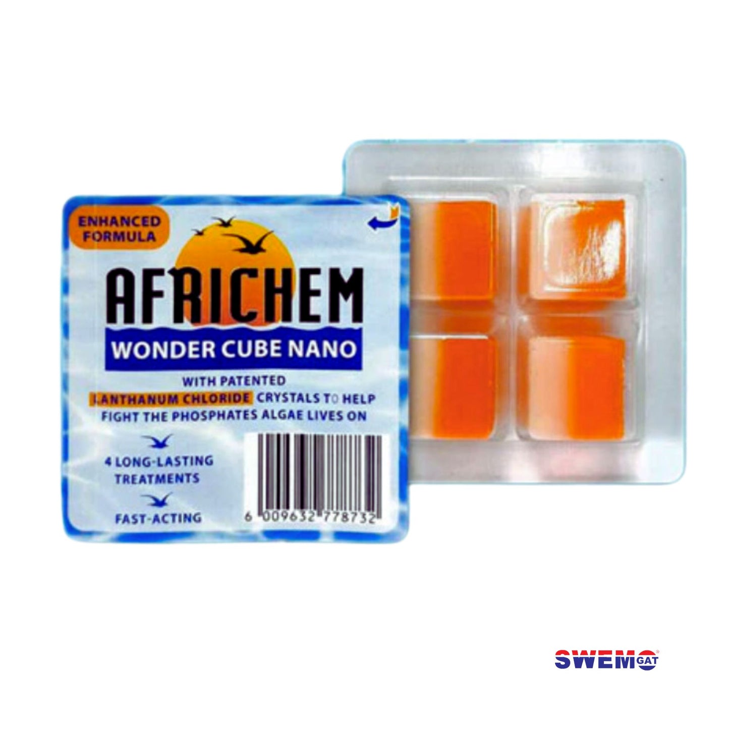 Africhem Wonder Cube Nano - clears pool water, reduce algae