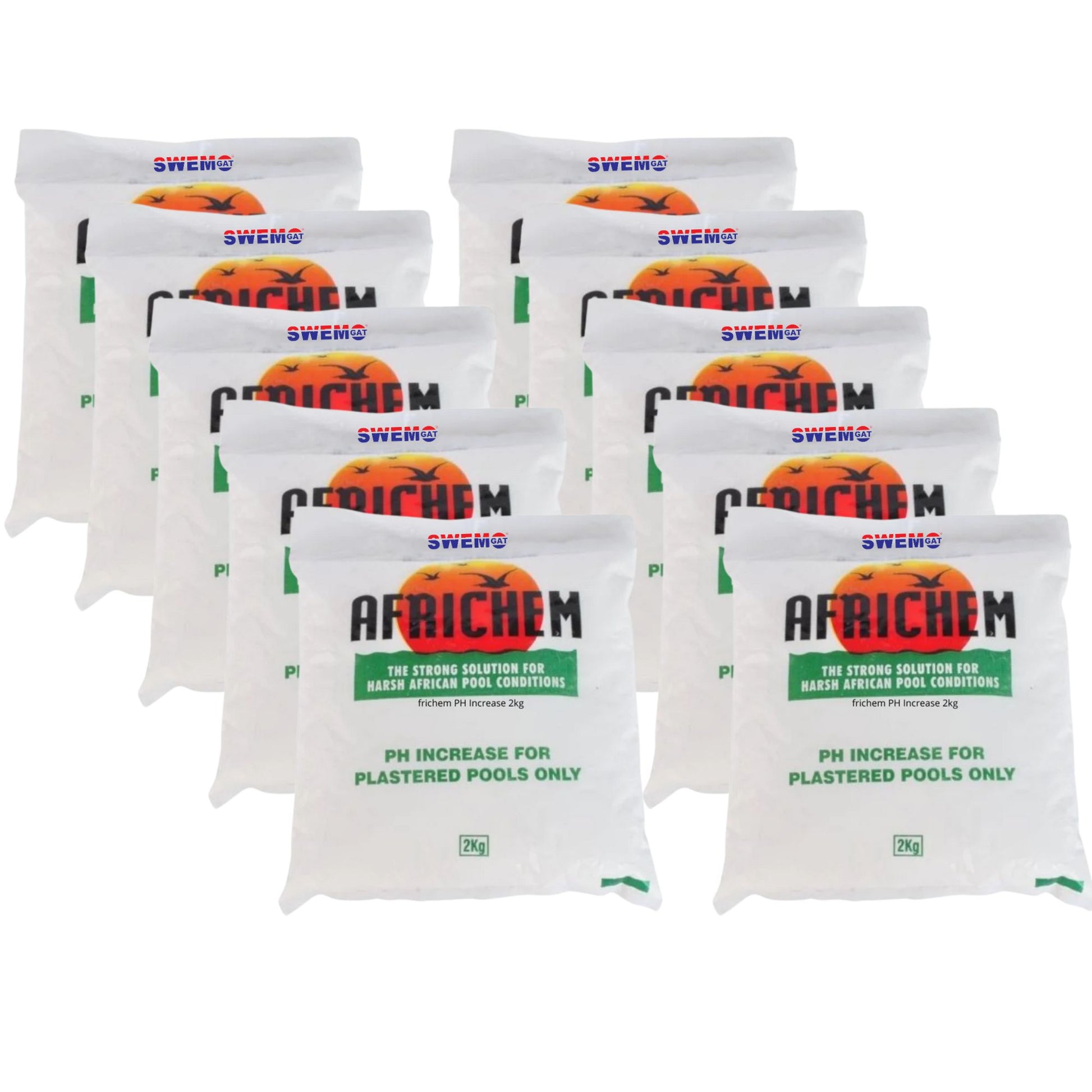 20kg Africhem pH increase for plastered pools 