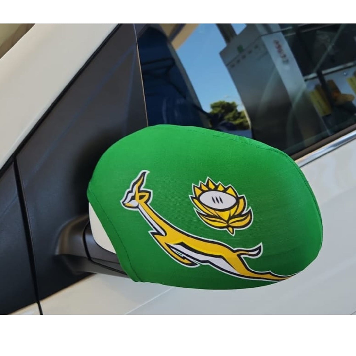 Car Mirror Covers - A mark of Springbok Rugby Supporters