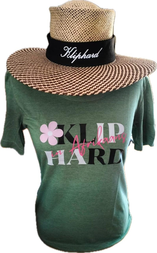 Kliphard in Afrikaans Dames T-hemp