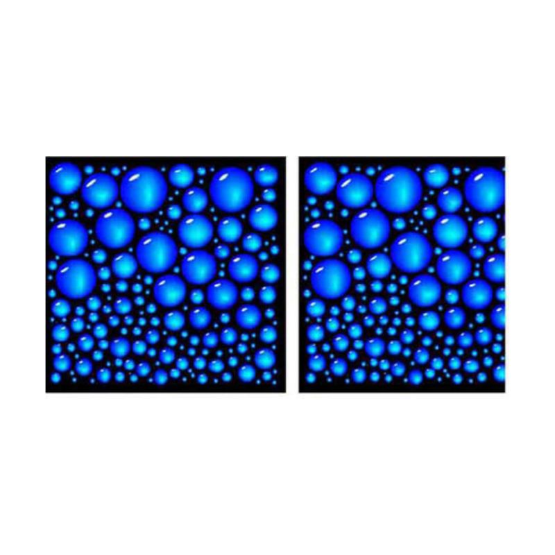 Bubbles Fibreglass Pool Mosaic Tissue Sheet 820mm x155mm