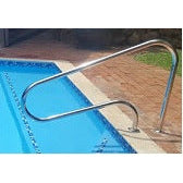 Swimming pool grab rail fixed out of the water - Swemgat