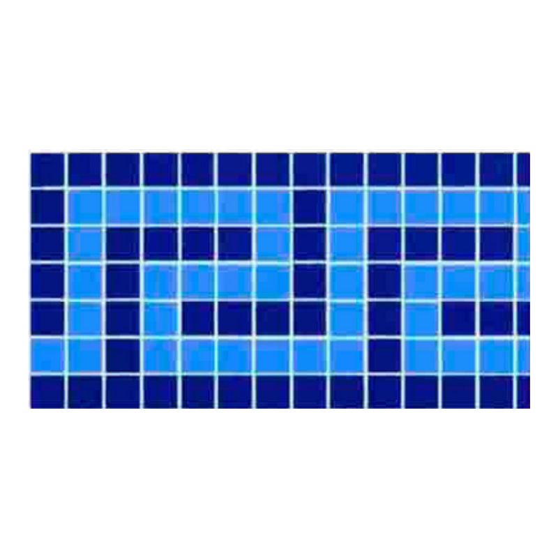 Light Blue key Fibreglass Pool Mosaic Tile Sheet 615 x150mm