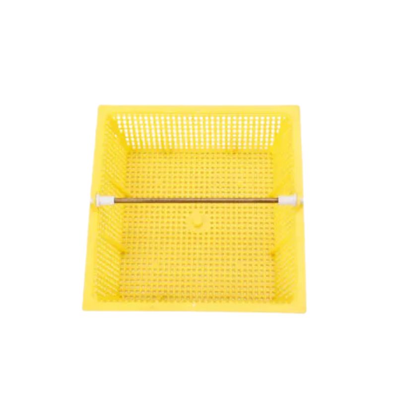 Pool weir basket square 9" x 9" yellow