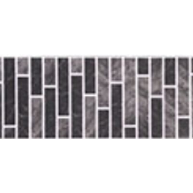 Regal Riven Charcoal Fibreglass Pool Mosaic Tile Sheet 800mm x160mm