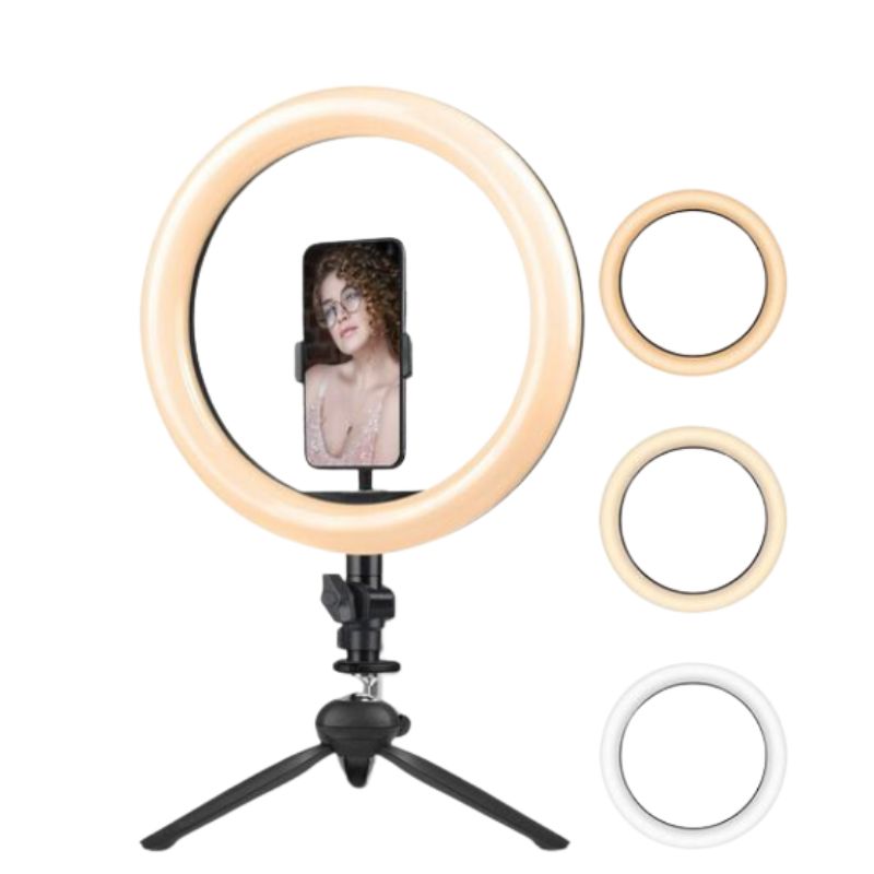 Ring light with tripod  12W