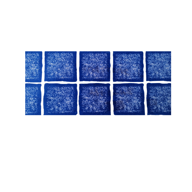 Sandstone 2 Dark Blue Fibreglass Pool Mosaic Tile Sheet 440 x 167mm (End of range)